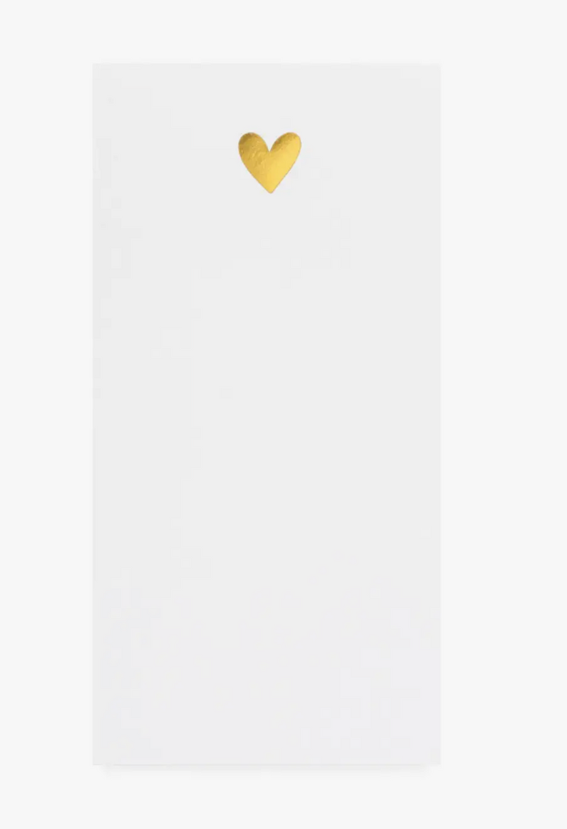Everyday Pad | Gold Heart | Stationery | Style House Design Studio