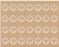 Load image into Gallery viewer, Happy Face Sit Spot on Kraft Background Classroom Mat by Schoolgirl Style
