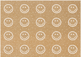 Load image into Gallery viewer, Happy Face Sit Spot on Kraft Background Classroom Mat by Schoolgirl Style
