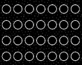 Load image into Gallery viewer, White Circle Sit Spots and Tiny Polka Dots Classroom Mat by Schoolgirl Style
