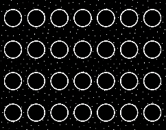 White Circle Sit Spots and Tiny Polka Dots Classroom Mat by Schoolgirl Style