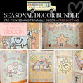 Load image into Gallery viewer, A Year In Pastel Seasonal Classroom Decor Bundle

