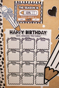 Load image into Gallery viewer, Classic Black and White Birthday Chart | Simply Sweet
