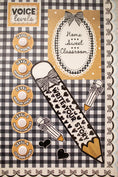 Load image into Gallery viewer, Write Your Story Classic Black and White Pencil Statement Piece | Simply Sweet
