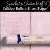 Southern Charm Pink | Soft Pink and White Wood | Bulletin Board Paper | Schoolgirl Style