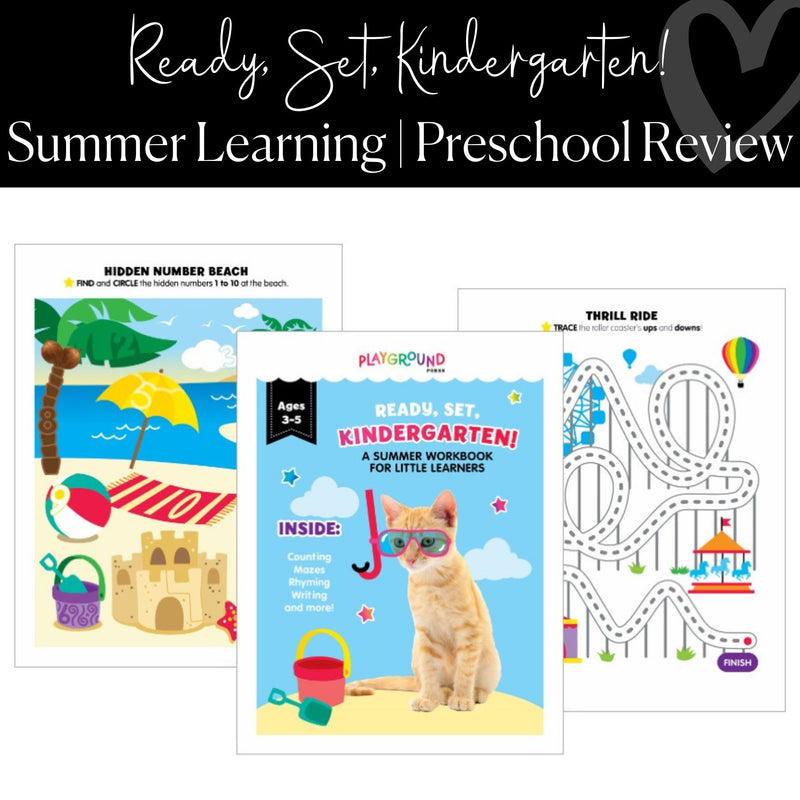 kindergarten summer learning workbook