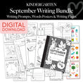 Load image into Gallery viewer, Kindergarten September Writing Bundle
