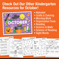 Load image into Gallery viewer, Printable Kindergarten October Daily Morning Work
