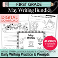 Load image into Gallery viewer, Printable First Grade May Writing Bundle
