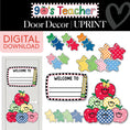 Load image into Gallery viewer, Printable Retro Door Decor | 90s Teacher
