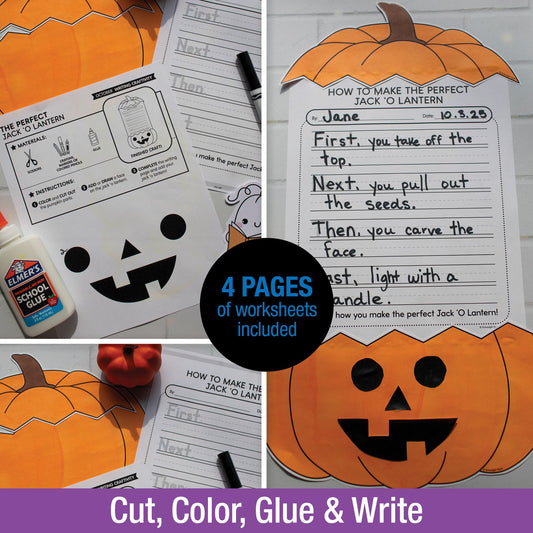 Printable Perfect Jack-O'-Lantern Craftivity