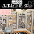 Load image into Gallery viewer, Simply Sweet Black and White Ultimate Pre-Printed and Printable Classroom Decor Bundle
