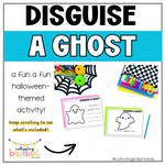 Disguise a Ghost Worksheet | Halloween | October