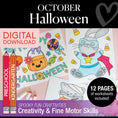 Load image into Gallery viewer, Printable Preschool and Kindergarten Halloween Worksheets, Activities and Coloring Pages | Halloween Party Pack
