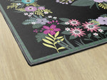 Wildflower Vintage Floral Area Rug | Home Decor | Style House Design Studio