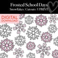 Load image into Gallery viewer, Printable Christmas Snowflakes Cutouts | Frosted School Days
