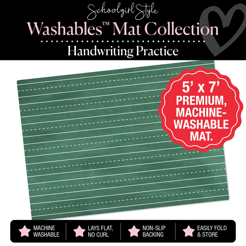 Handwriting Practice Classroom Mat by Schoolgirl Style