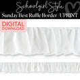 Load image into Gallery viewer, Printable Sunday Best Border

