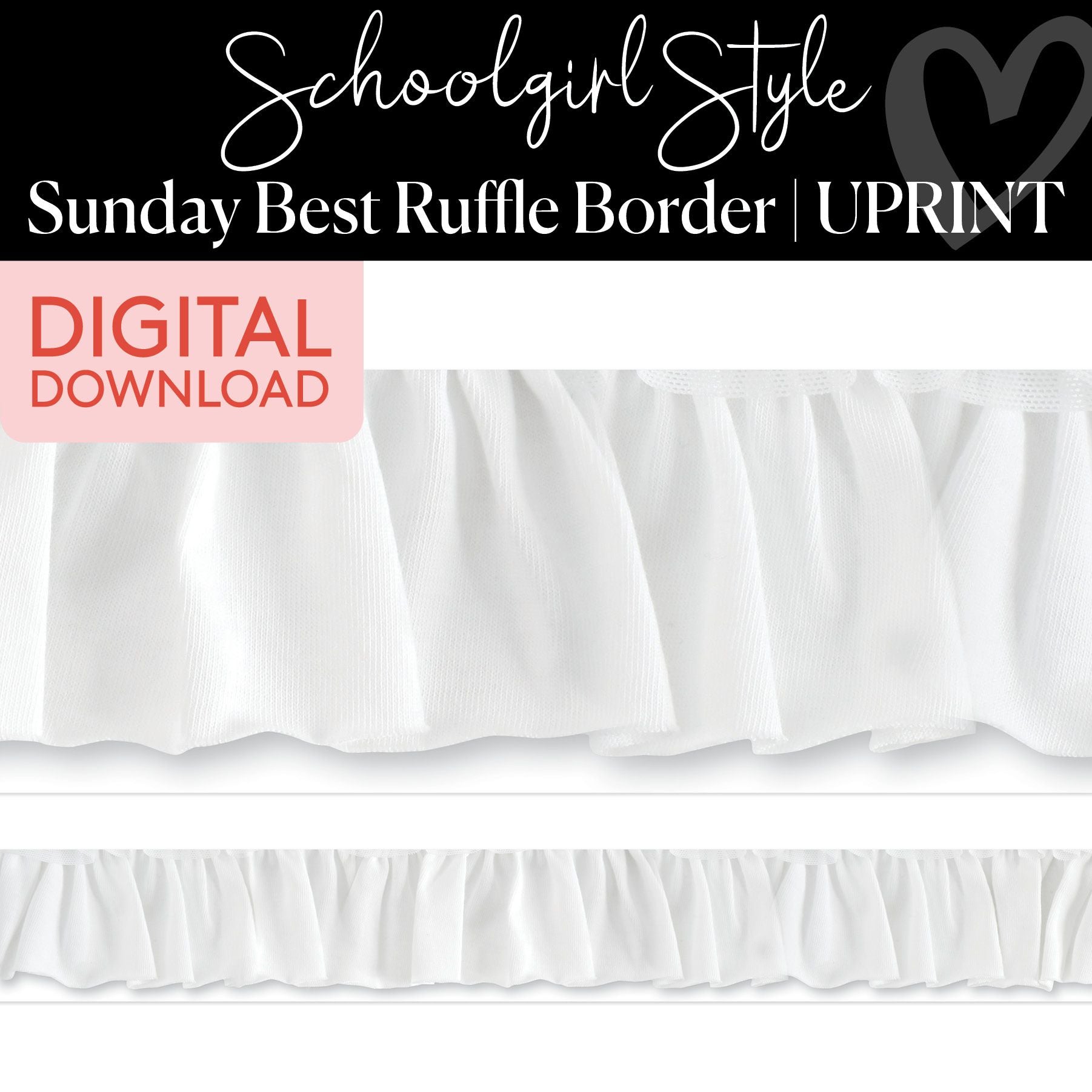 Printable Sunday Best Border