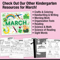 Load image into Gallery viewer, Printable Kindergarten March Daily Alphabet (Y, Z, & Full Alphabet Review)

