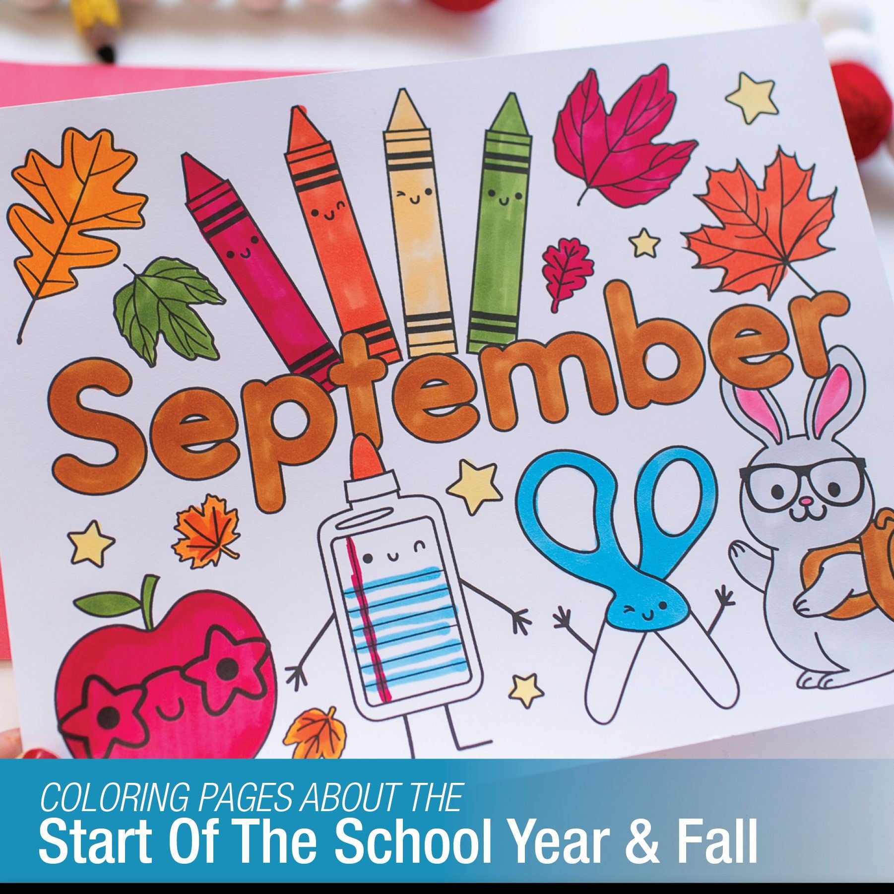 Free September Coloring Pages