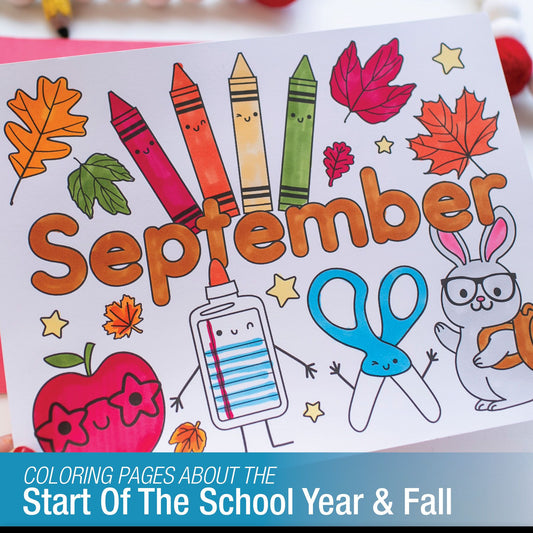 Free September Coloring Pages