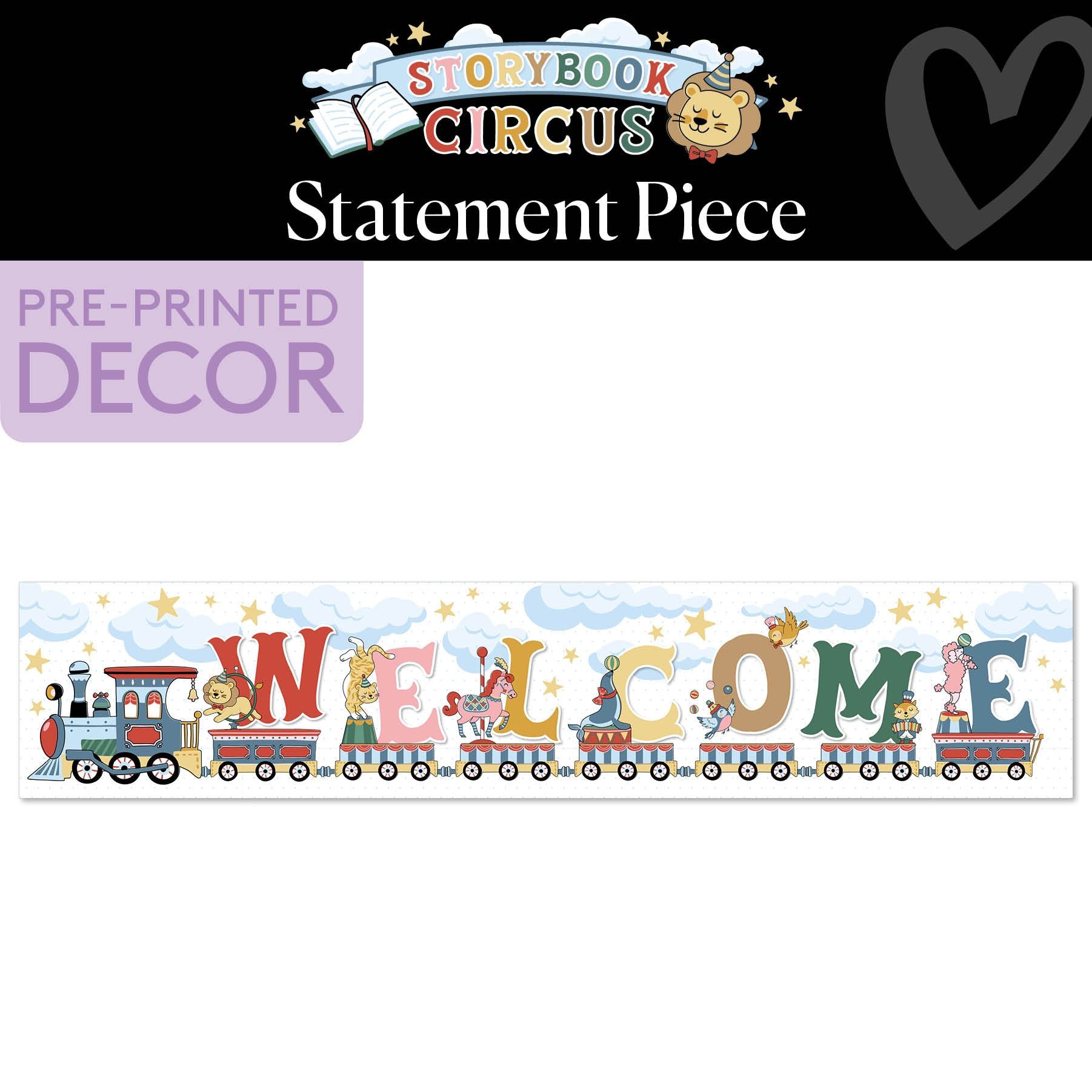 Train Welcome Statement Piece | Storybook Circus