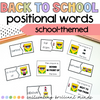 Back to School Positional Words | Grammar | Literacy Center | Prepositions