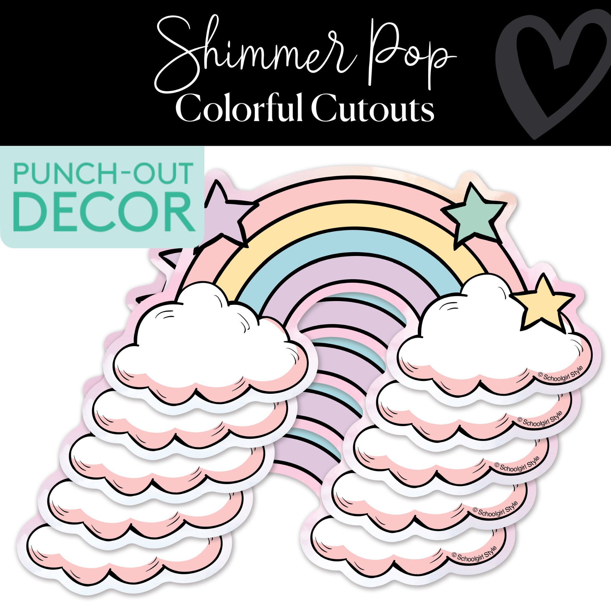 Shimmer Pop Ultimate Pre-Printed and Printable Classroom Decor Bundle