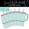 Saved By The Pastel | Pre-Printed Classroom Decor Bundle | Decor To Your Door | Schoolgirl Style