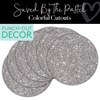 Silver Glitter Polka Dots | Classroom Cut Outs | Saved By The Pastel | Schoolgirl Style