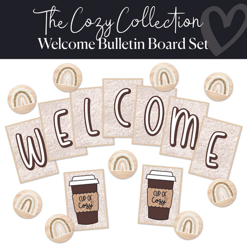 The Cozy Collection Welcome Bulletin Board Set