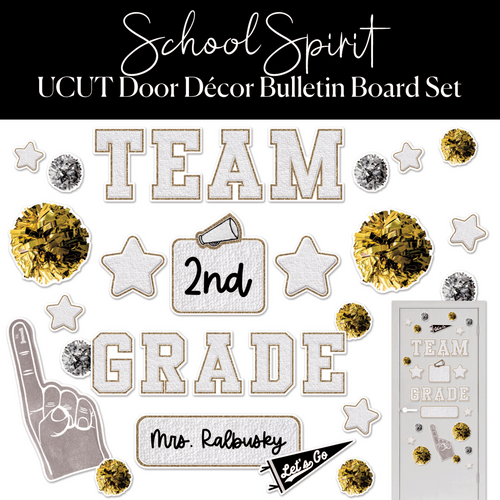 School Spirit UCUT Door Decor Bulletin Board Set 