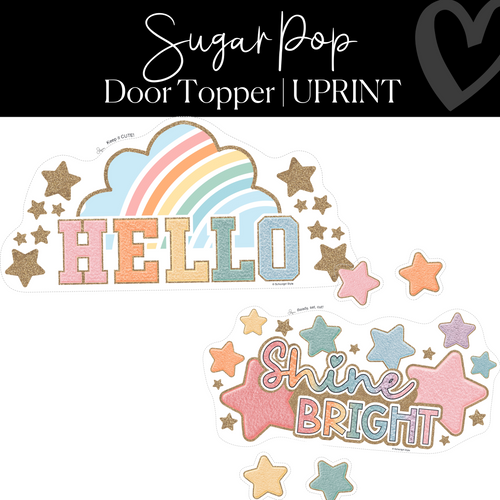 Sugar Pop Door Toppers by UPRINT