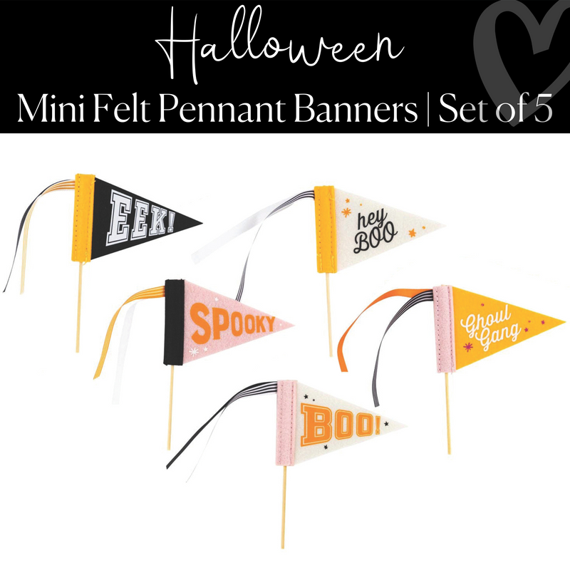 Mini Felt Pennant Banners | Schoolgirl Style