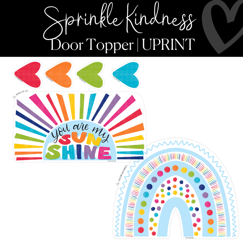 Spinkle Kindness Door Toppers by UPRINT