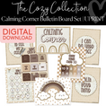 Load image into Gallery viewer, The Cozy Collection Calming Corner Bulletin Board Set UPRINT 
