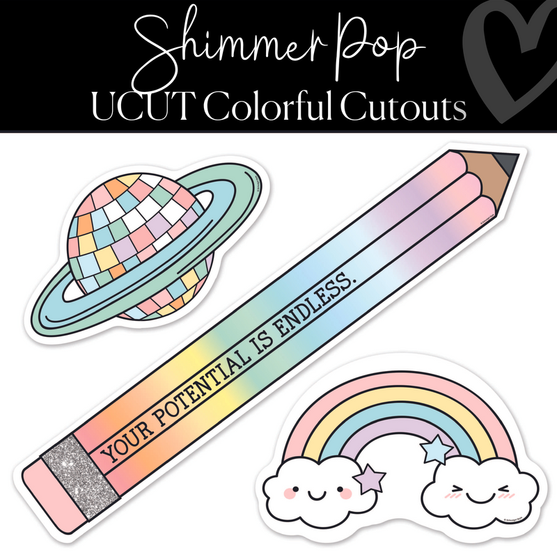 Shimmer Pop | Ultimate Classroom Decor Bundle | Decor To Your Door and UPRINT