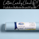 Cotton Candy Cloud 2.0 | Light Blue | Fadeless Bulletin Board Paper | Schoolgirl Style