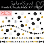Friendship Beads | Inspirational Classroom Headline | School Spirit | Printable Classroom Decor | Schoolgirl Style