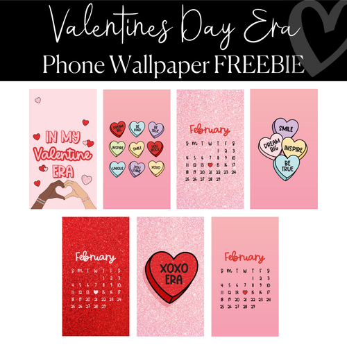 valentines day phone wallpaper freebie 