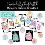 Welcome | Bulletin Board Set | Saved By The Pastel | Schoolgirl Style