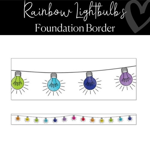 Light Bulb Bulletin Board Border by  Schoolgirl Style
