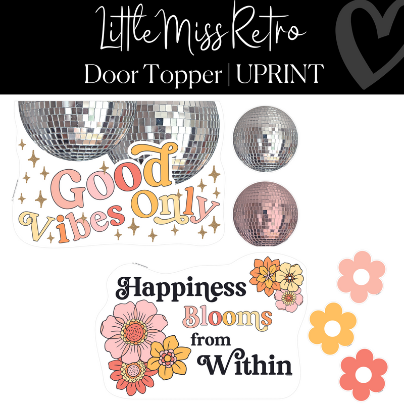 Little Miss Retro Door Toppers by UPRINT