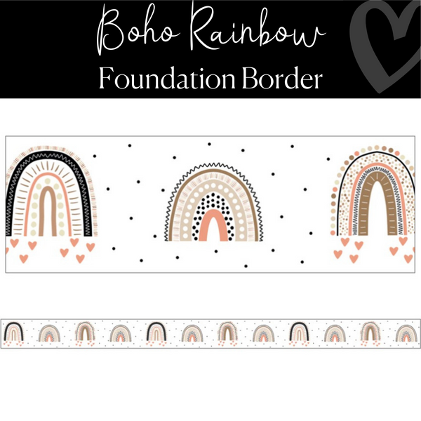 Boho Rainbow | Bulletin Board Border | Boho Rainbow | Schoolgirl Style