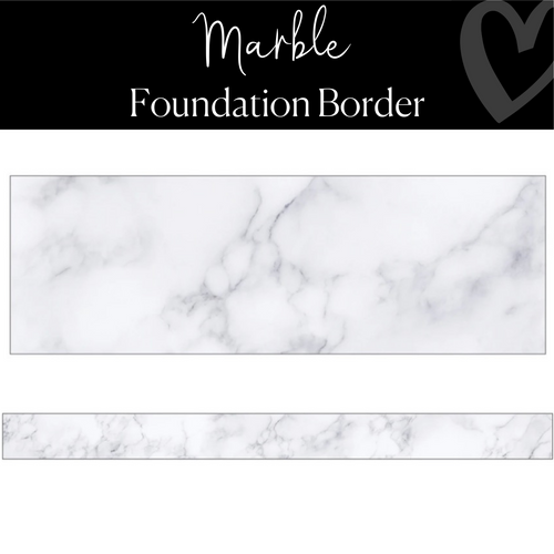 Marble Bulletin Board Border Simply Boho by Schoolgirl Style