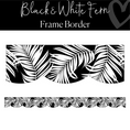 Load image into Gallery viewer, Black and White Bulletin Board Border Simply Boho by Schoolgirl Style
