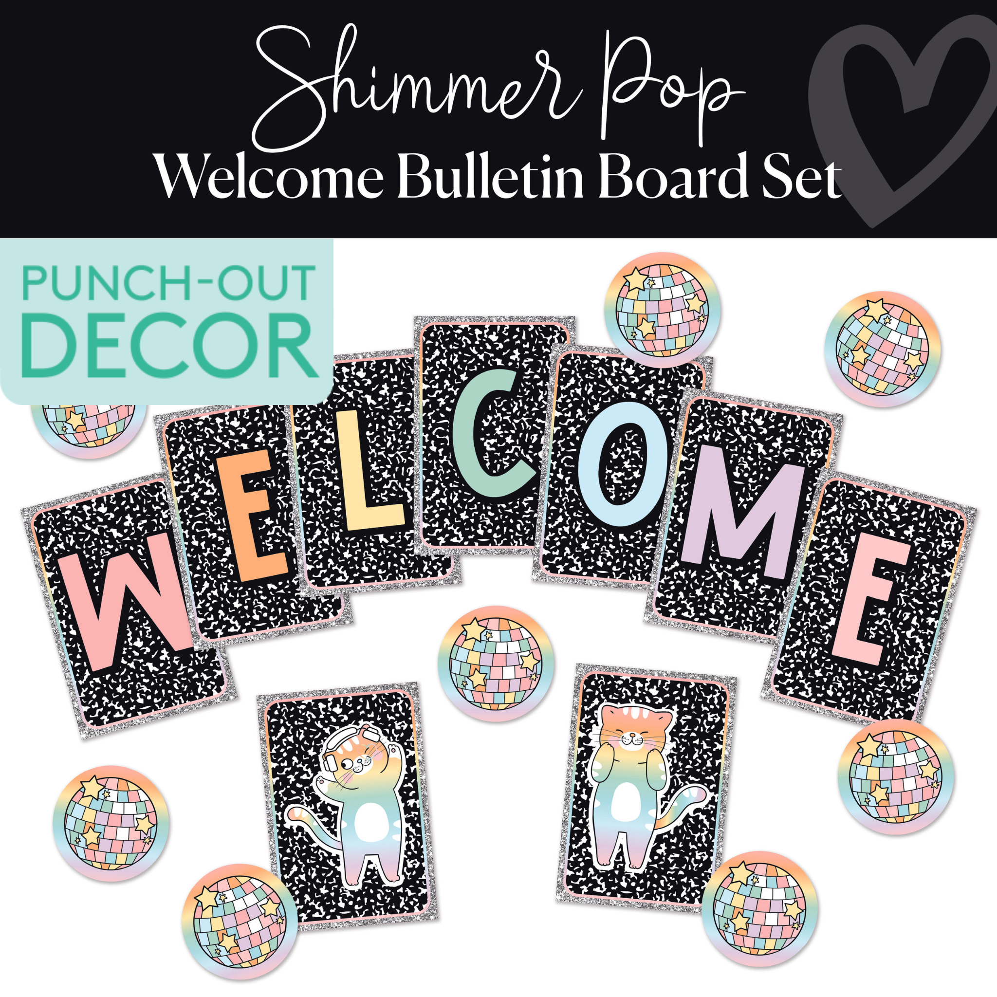 Shimmer Pop Ultimate Pre-Printed and Printable Classroom Decor Bundle