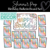 Birthday | Bulletin Board Set | Shimmer Pop | Schoolgirl Style