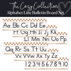 The Cozy Collection Alphabet Line Bulletin Board Set